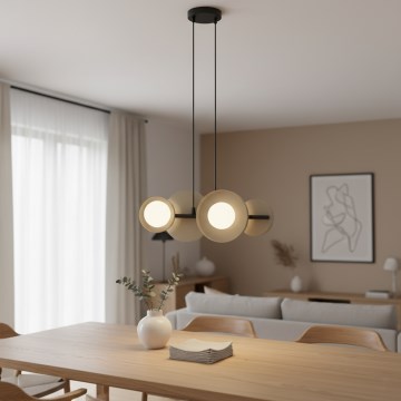 Lustr na lanku MODEL 4xG9/8W/230V béžová