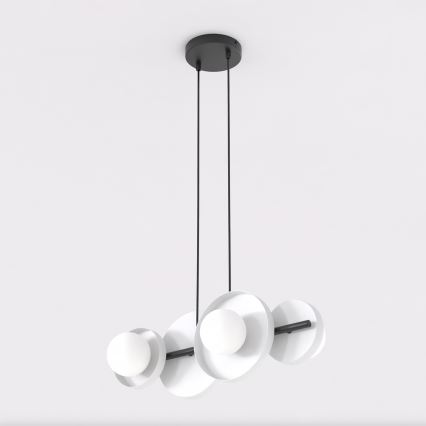 Lustr na lanku MODEL 4xG9/8W/230V bílá