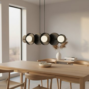 Lustr na lanku MODEL 6xG9/8W/230V černá