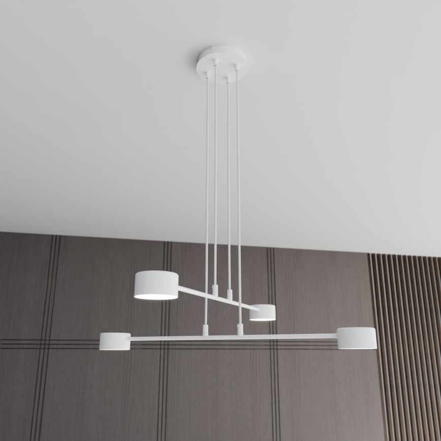 Lustr na lanku MODUS 4xGX53/10W/230V bílá