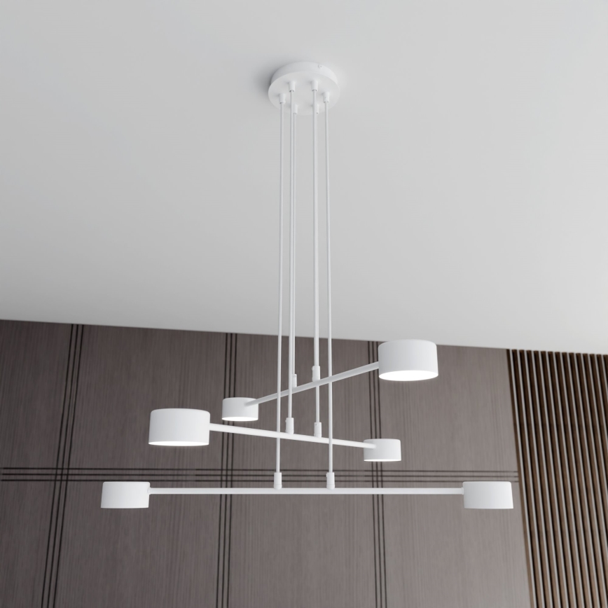 Lustr na lanku MODUS 6xGX53/10W/230V bílá