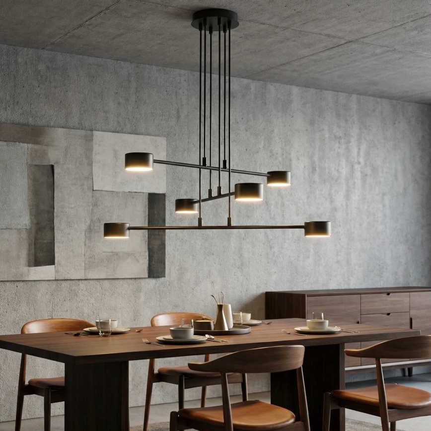 Lustr na lanku MODUS 6xGX53/10W/230V černá