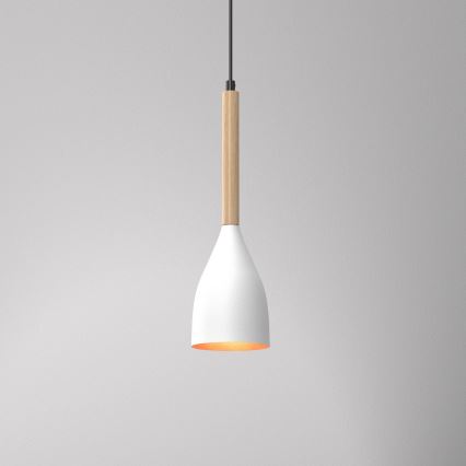 Lustr na lanku MUZA 1xE27/60W/230V buk