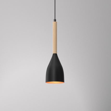 Lustr na lanku MUZA 1xE27/60W/230V buk