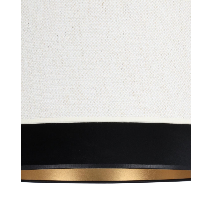 Lustr na lanku NATIA 1xE27/60W/230V bílá/černá