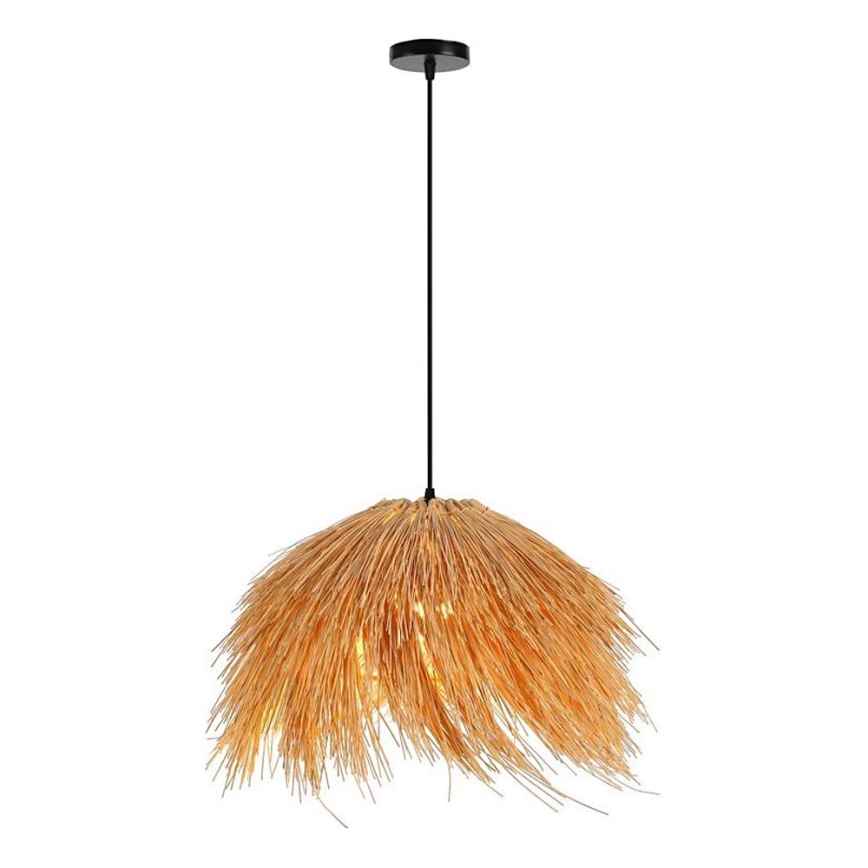 Lustr na lanku NATURALEZA 1xE27/40W/230V pr. 55 cm ratan
