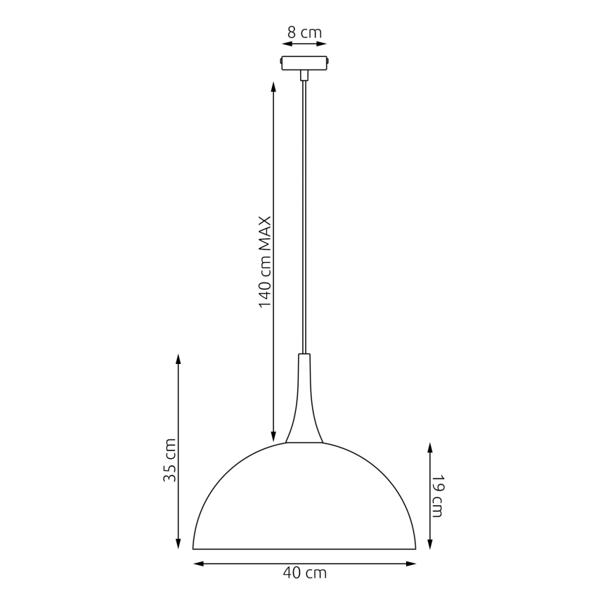 Lustr na lanku NAUTICA 1xGX53/12W/230V bílá