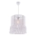 Lustr na lanku NESS MACRAME 1xE27/40W/230V bílá