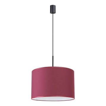 Lustr na lanku NEVIA 1xE27/15W/230V pr. 40 cm červená