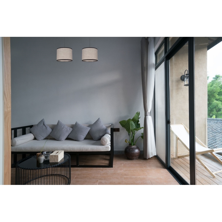 Lustr na lanku NEXO 2xE27/60W/230V
