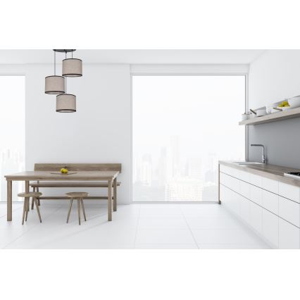 Lustr na lanku NEXO 3xE27/60W/230V pr. 45 cm