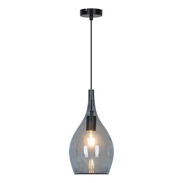 Lustr na lanku NEXT 1xE27/40W/230V kouřová černá