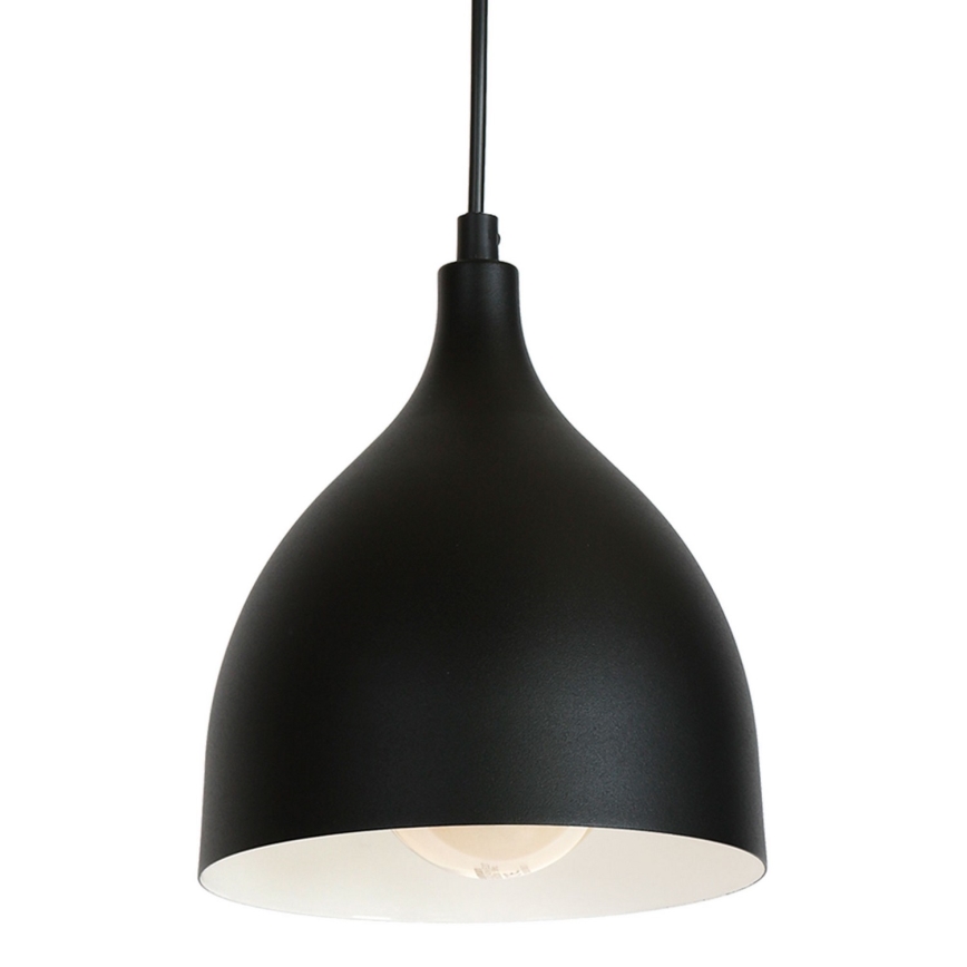 Lustr na lanku NOAK 1xE27/15W/230V černá
