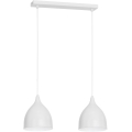 Lustr na lanku NOAK 2xE27/15W/230V bílá