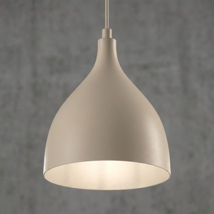 Lustr na lanku NOAK CLASSIC 1xE27/15W/230V béžová