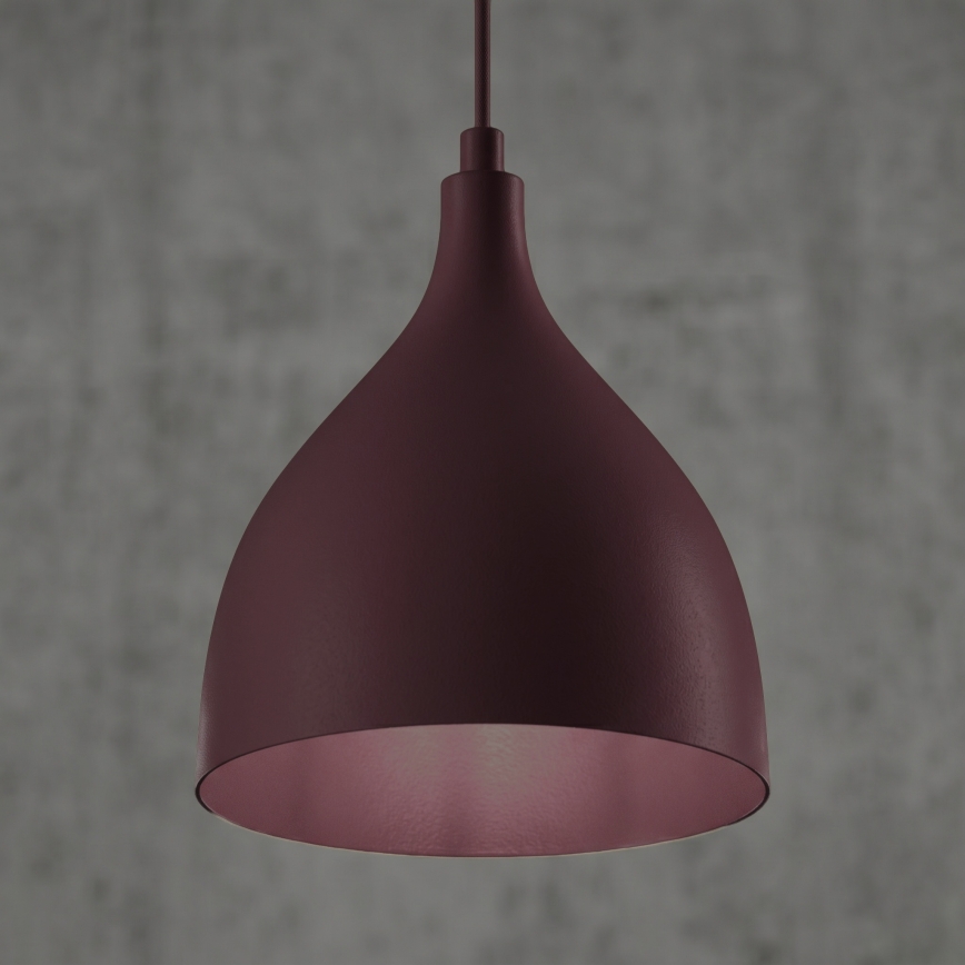 Lustr na lanku NOAK CLASSIC 1xE27/15W/230V burgundy