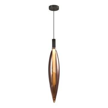 Lustr na lanku NORDIC 1xG9/5W/230V černá/měděná