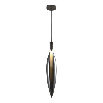 Lustr na lanku NORDIC 1xG9/5W/230V černý chrom