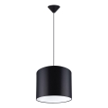 Lustr na lanku NOVA 1xE27/15W/230V pr. 30 cm černá