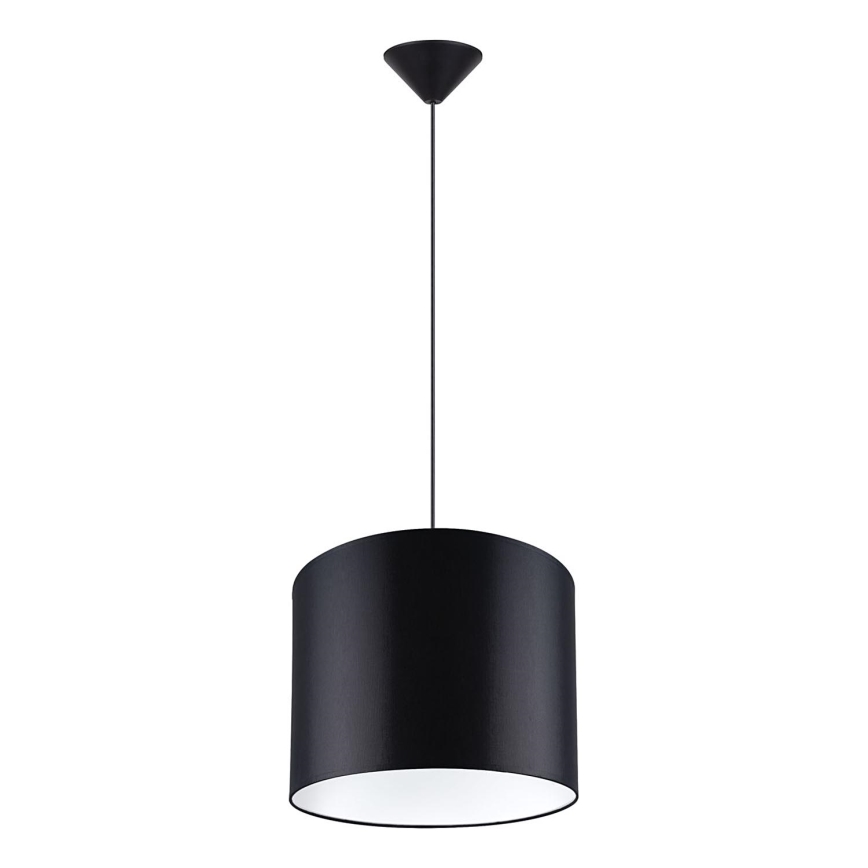Lustr na lanku NOVA 1xE27/15W/230V pr. 30 cm černá