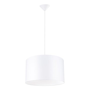 Lustr na lanku NOVA 1xE27/15W/230V pr. 40 cm bílá