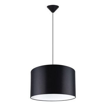 Lustr na lanku NOVA 1xE27/15W/230V pr. 40 cm černá