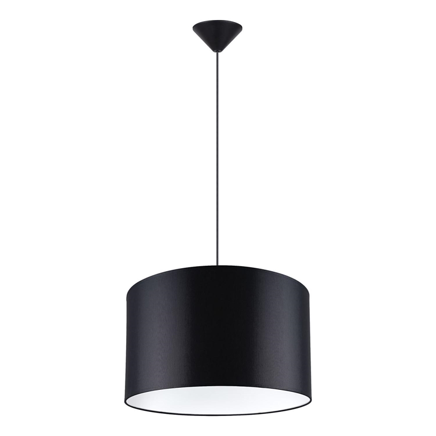 Lustr na lanku NOVA 1xE27/15W/230V pr. 40 cm černá
