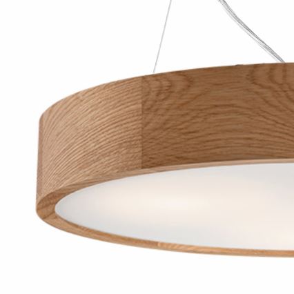 Lustr na lanku OAK 2xE27/60W/230V dub ø 37 cm