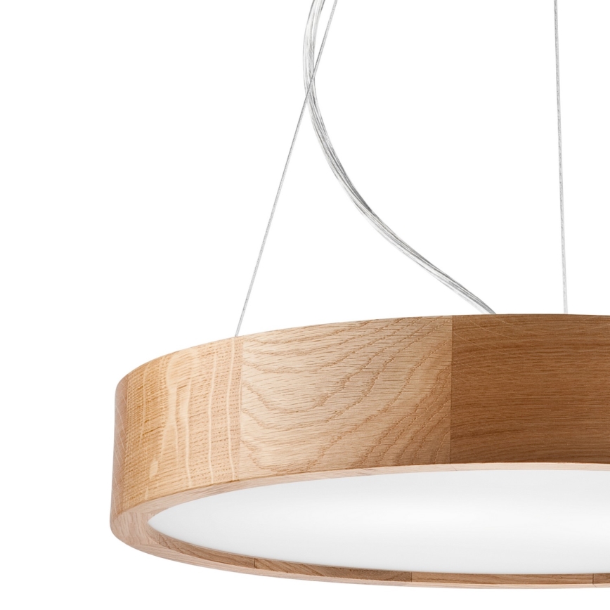 Lustr na lanku OAK 3xE27/60W/230V dub ø 47,5 cm