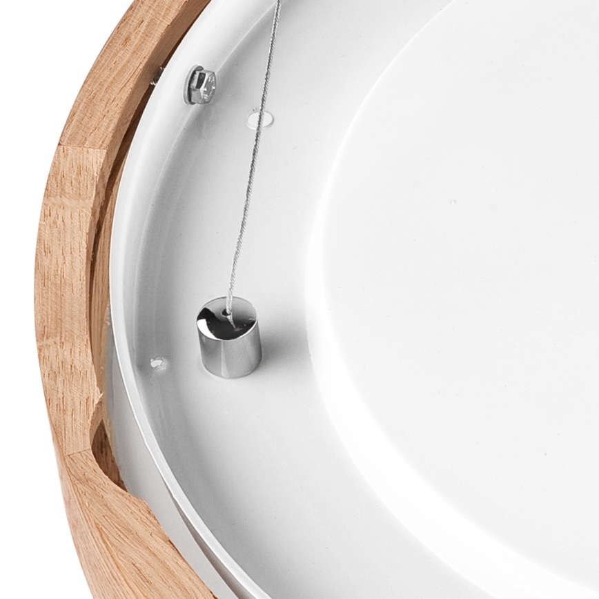 Lustr na lanku OAK SLIM 2xE27/60W/230V ø 37 cm dub