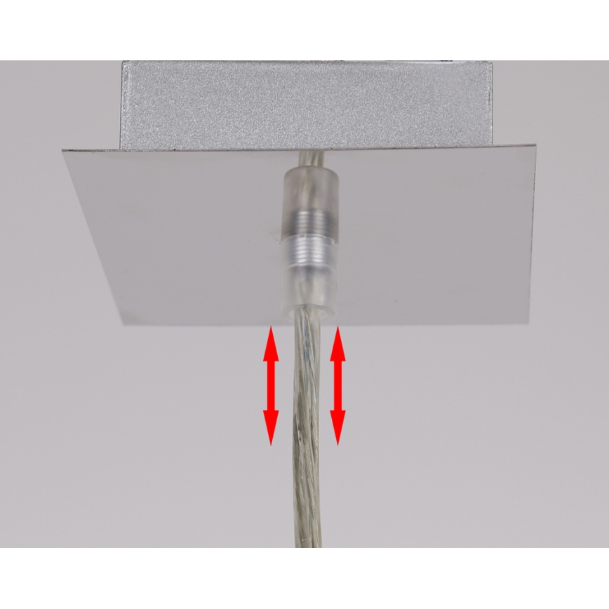 Lustr na lanku ODEN 1xG9/40W/230V pr. 12 cm