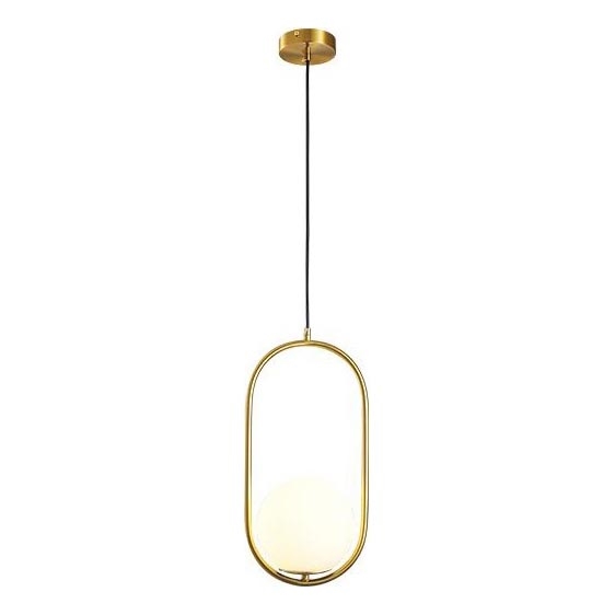 Lustr na lanku ORBA 1xE27/15W/230V mosaz