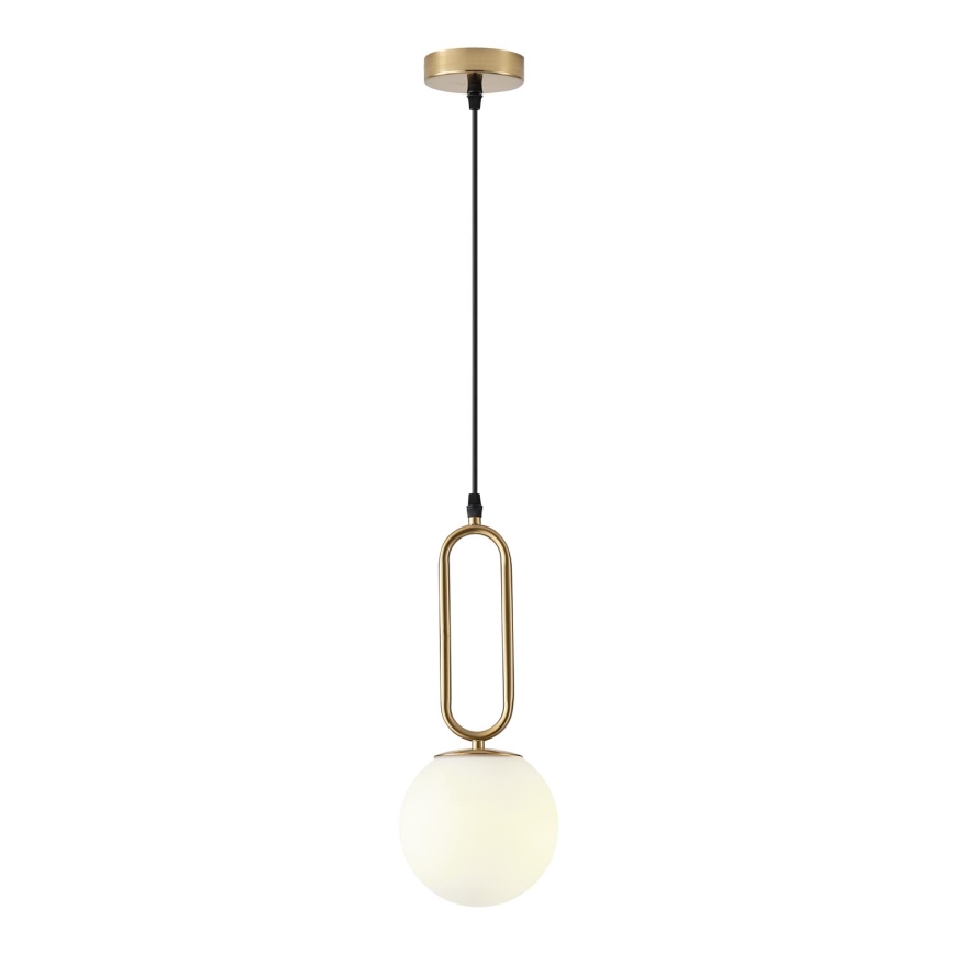 Lustr na lanku ORBA 1xE27/40W/230V mosaz