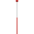 Lustr na lanku PASTELO 1xG9/8W/230V červená