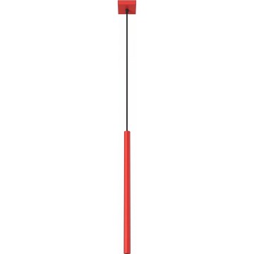 Lustr na lanku PASTELO 1xG9/8W/230V červená