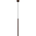 Lustr na lanku PASTELO 1xG9/8W/230V hnědá