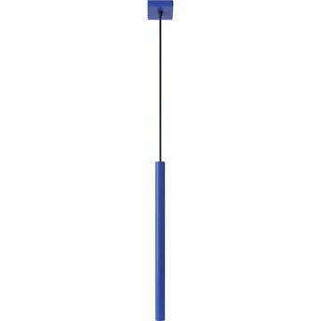 Lustr na lanku PASTELO 1xG9/8W/230V modrá