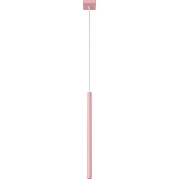 Lustr na lanku PASTELO 1xG9/8W/230V růžová