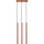 Lustr na lanku PASTELO 3xG9/8W/230V červená