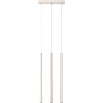 Lustr na lanku PASTELO 3xG9/8W/230V krémová