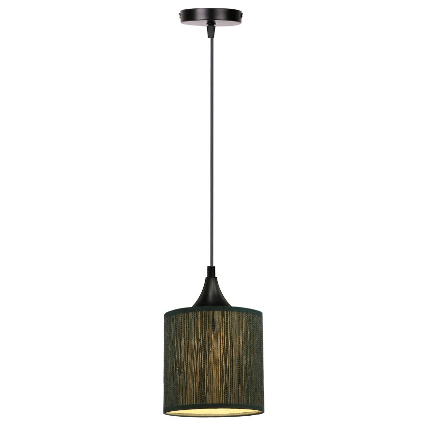 Lustr na lanku PATTI 1xE27/60W/230V pr. 15 cm zelená
