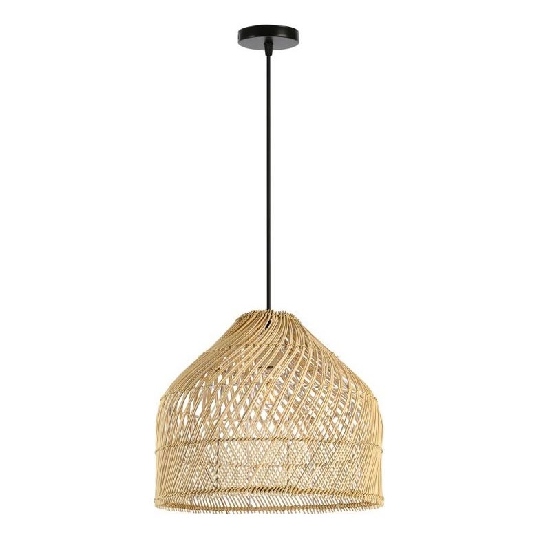 Lustr na lanku PELO 1xE27/40W/230V pr. 40 cm ratan