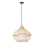 Lustr na lanku PINCHOS 1xE27/40W/230V pr. 40 cm bambus