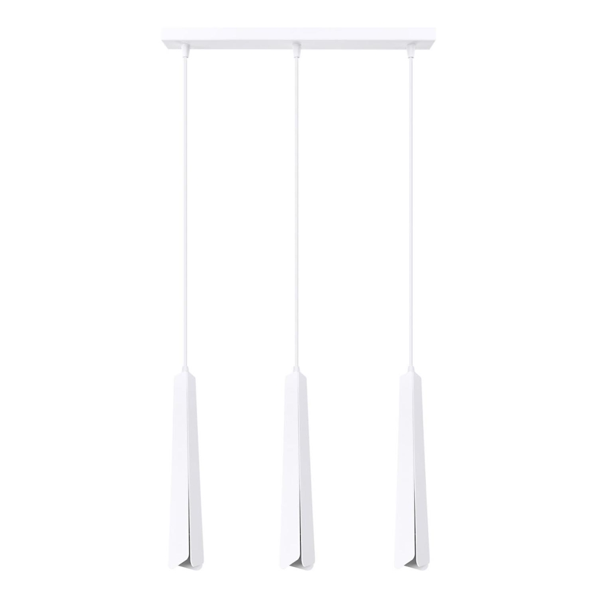 Lustr na lanku PRYSM 3xG9/8W/230V bílá