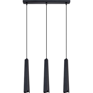 Lustr na lanku PRYSM 3xG9/8W/230V černá