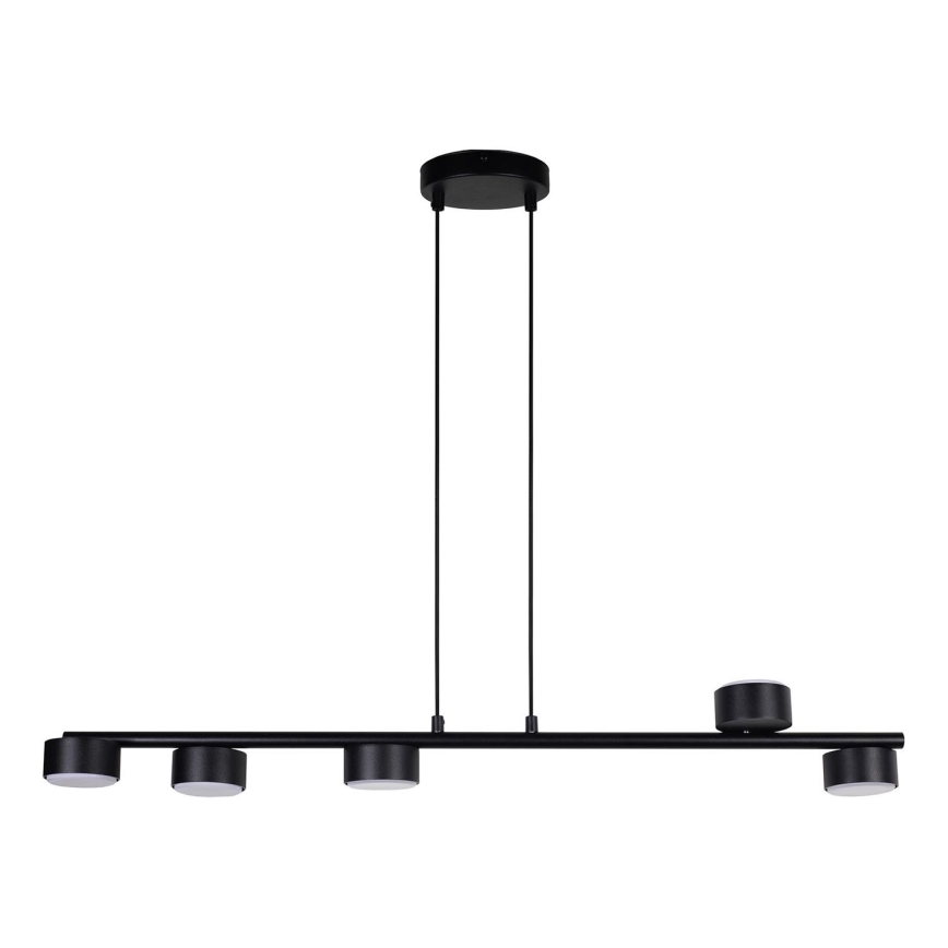 Lustr na lanku PUNTO 5xGX53/12W/230V černá