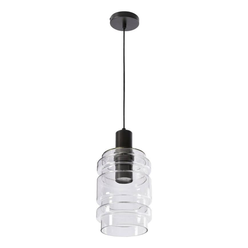 Lustr na lanku RADON 1xE27/40W/230V čirá