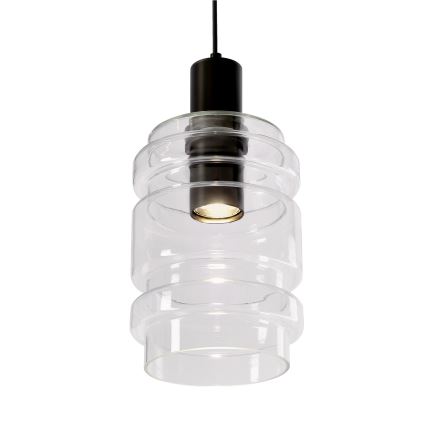 Lustr na lanku RADON 1xE27/40W/230V čirá