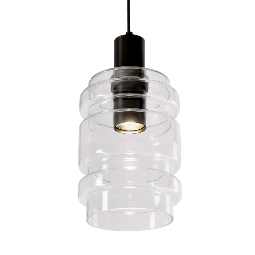 Lustr na lanku RADON 1xE27/40W/230V čirá