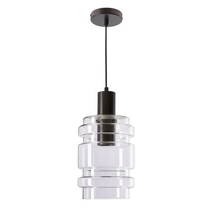 Lustr na lanku RADON 1xE27/40W/230V čirá